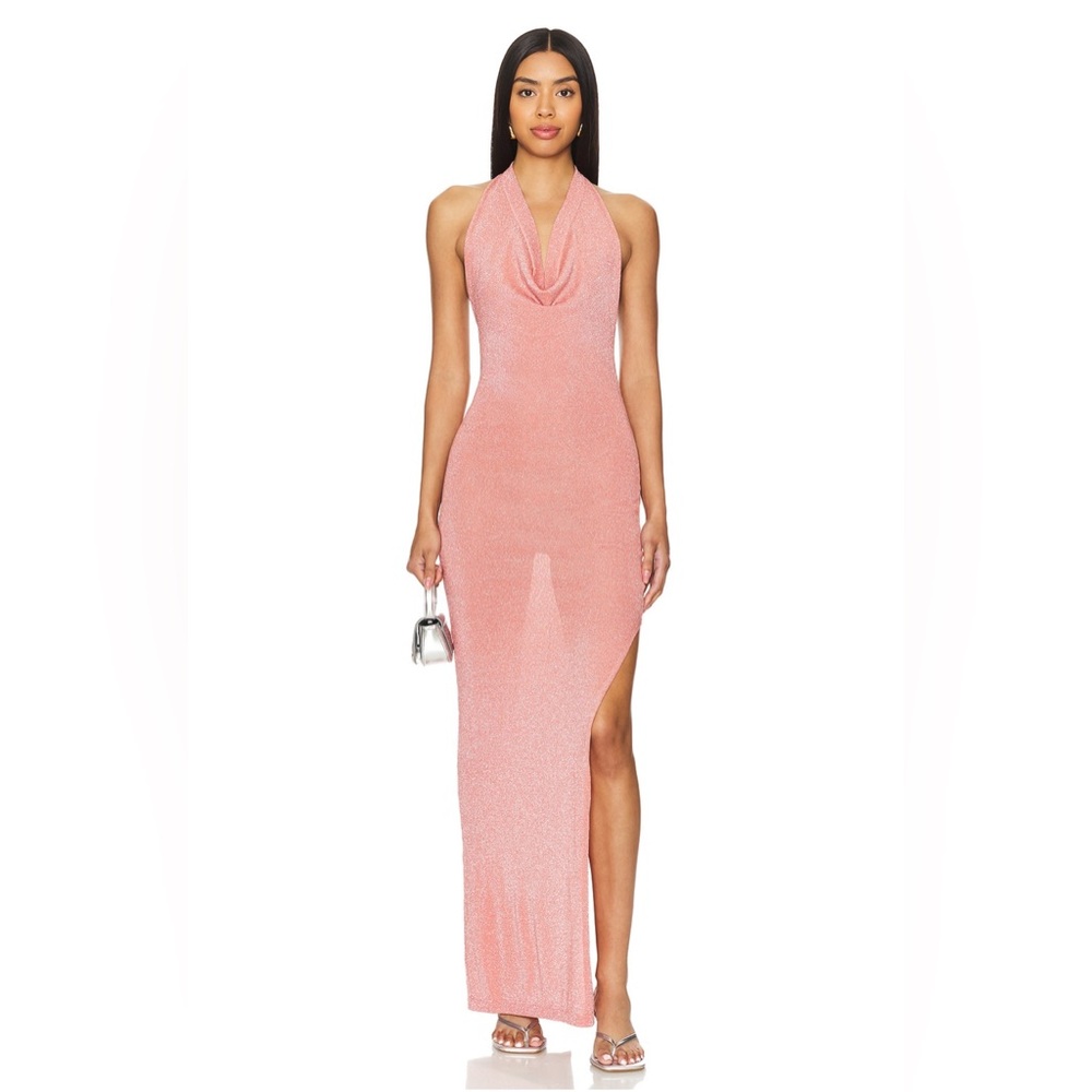 superdown Eva Drape Front Gown